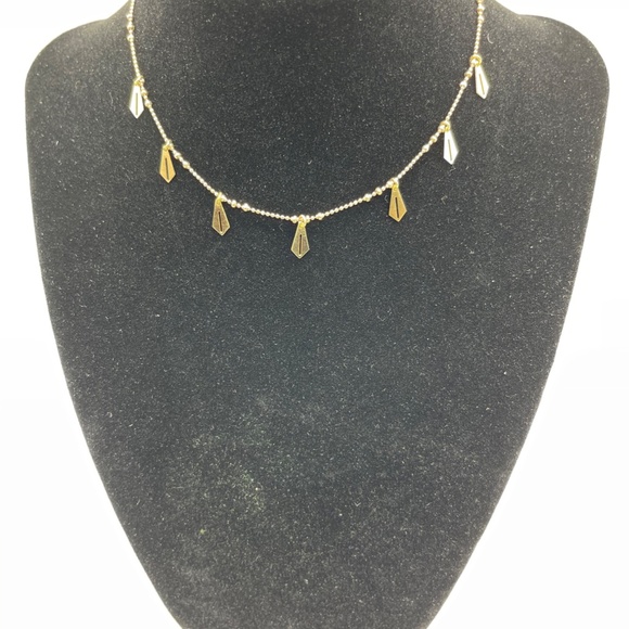 3 Piece Mixed Metal and Crystal Choker Set - Picture 2 of 4